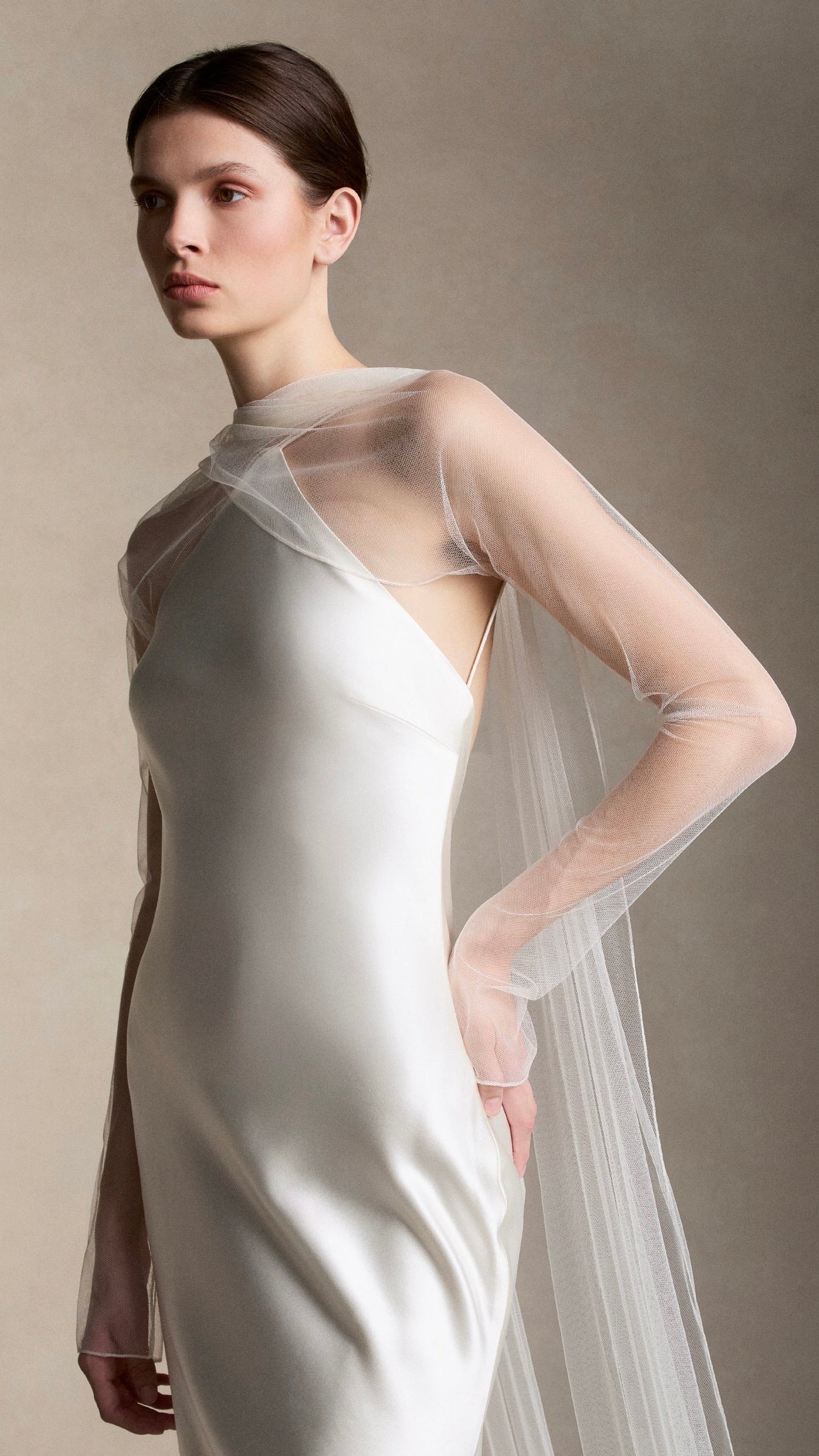 Mari with Tulle Sleeves