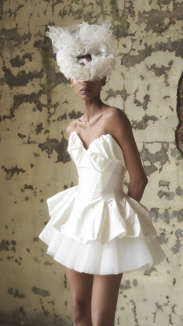 Raven Corset in Moire