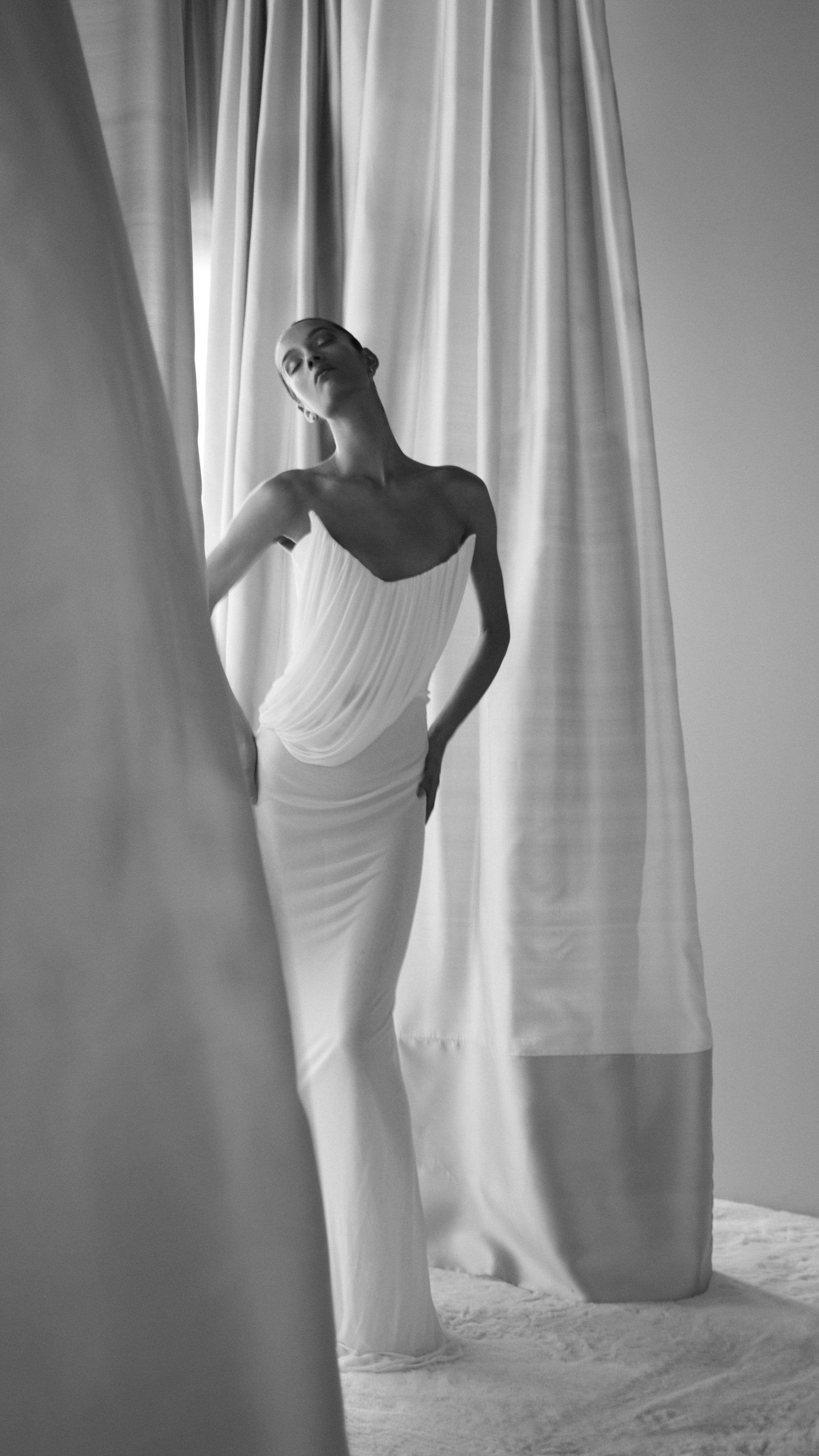 Natural Drape Gown
