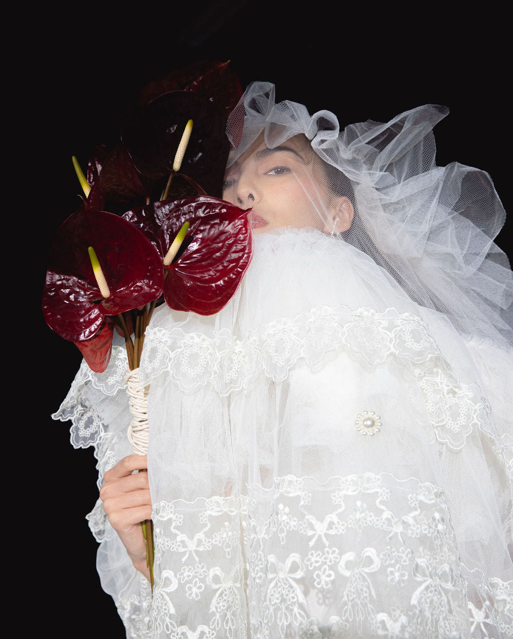 1956 Ad Bridal Originals Wedding Dress Fenwick Bride Chantilly Lace Sa –  Period Paper Historic Art LLC