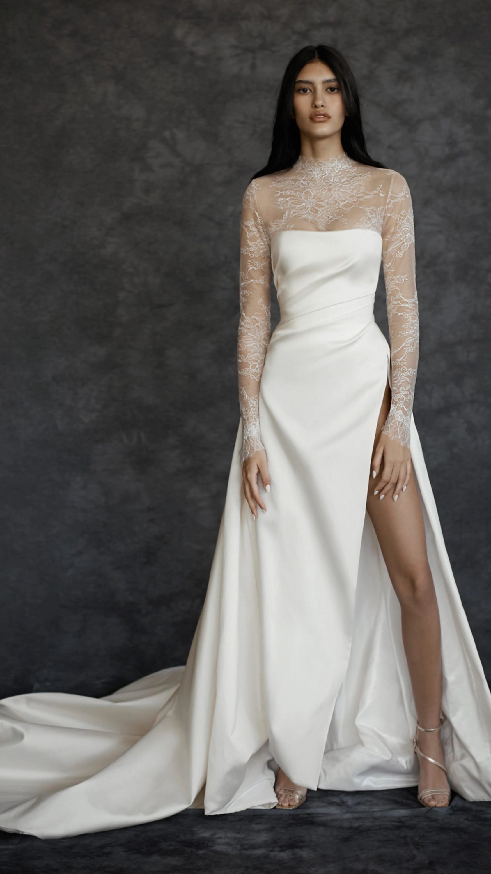 White top bridal bodysuit