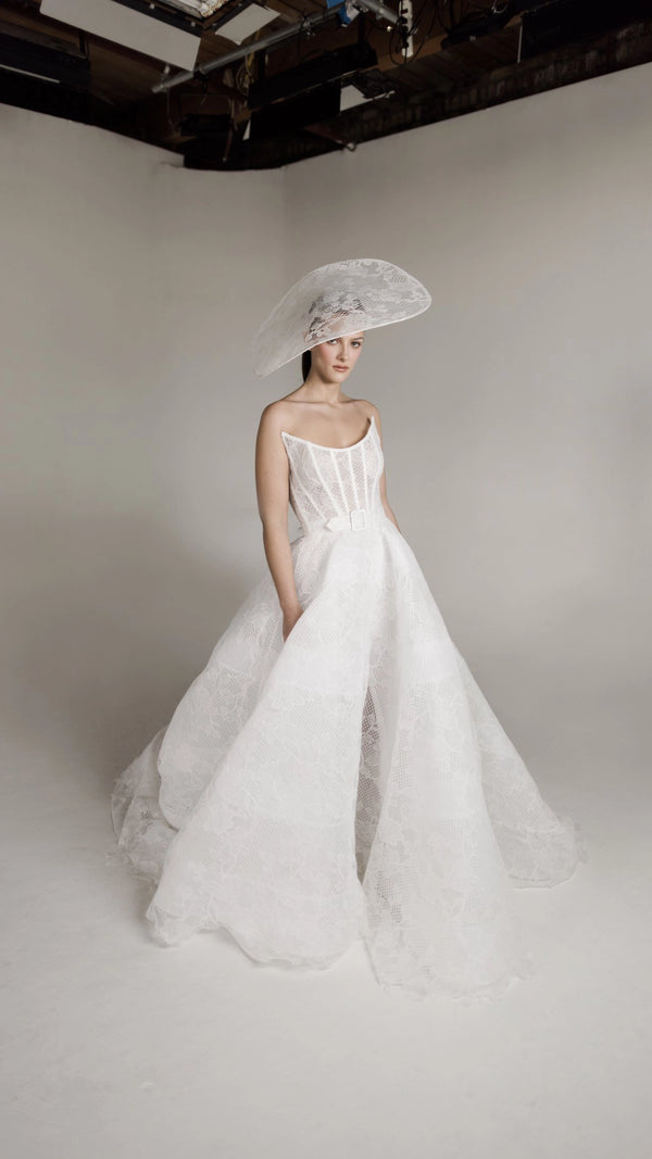 White Corseted Dress – LOHO BRIDE