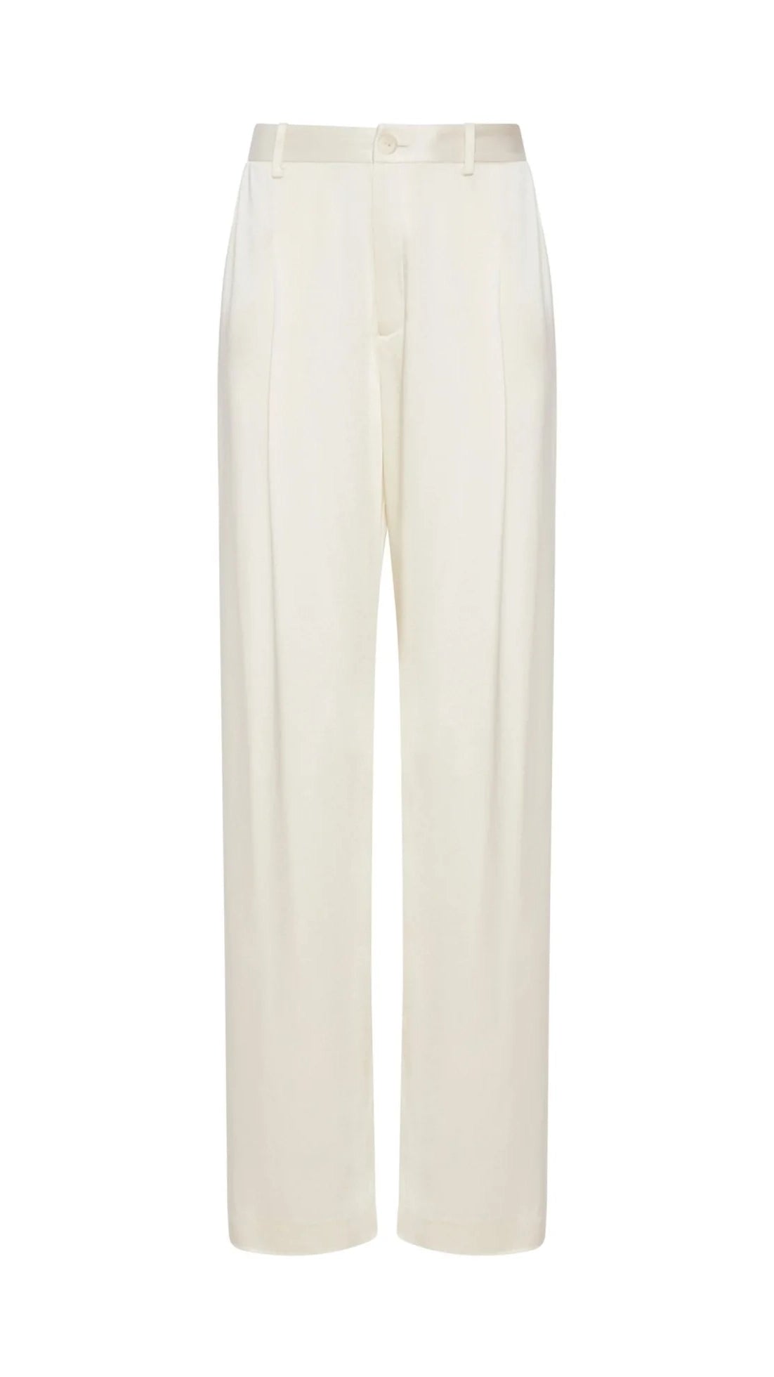 Satin Relaxed Pleated Pant